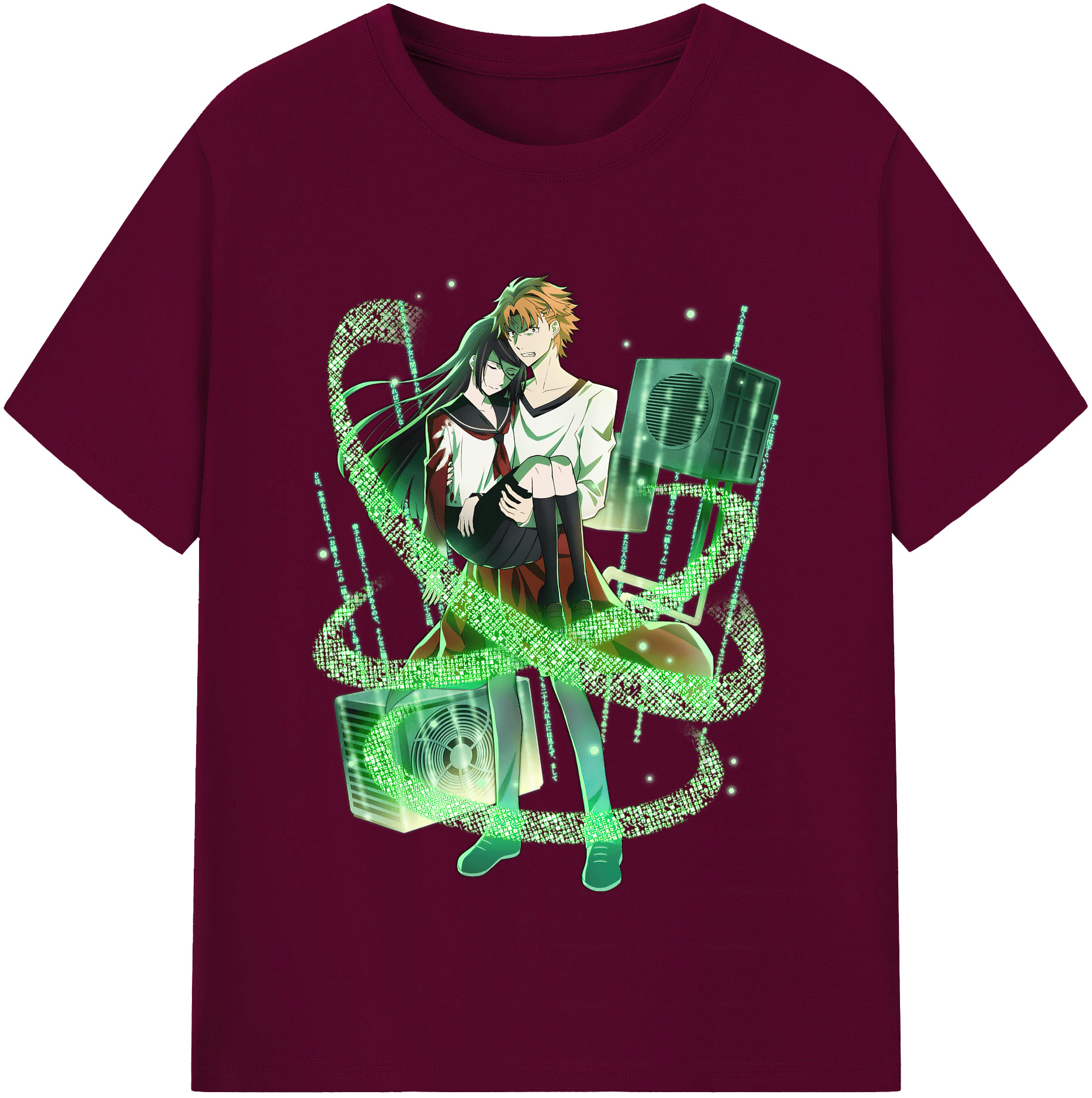 （画像用） 文豪ストレイドッグス Bungo Stray Dogs レディースカジュアルプリントTシャツ（綿100％）